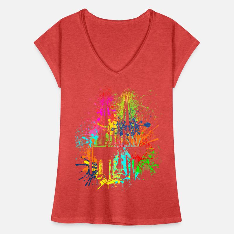 Cologne Cathedral Carnival Carnival Cologne Costume Replacement Women's Vintage T-Shirt
