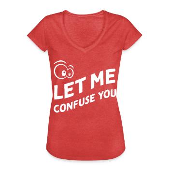 Hobby Magician, Magic, Stage Magician, Street Magician - Women's Vintage T-Shirt - heather red - Front - Danielle (179cm)