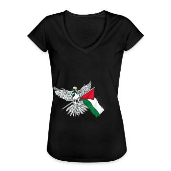 Palestine - Women's Vintage T-Shirt - black - Front