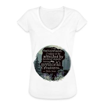 Citation de Bella Swan à propos d’Edward,citation de livre,Suisse - T-shirt vintage Femme - noir - Devant - Danielle (179cm)