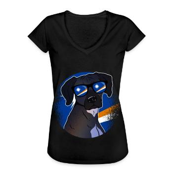 Marshall Islands - Women's Vintage T-Shirt - black - Front - Danielle (179cm)