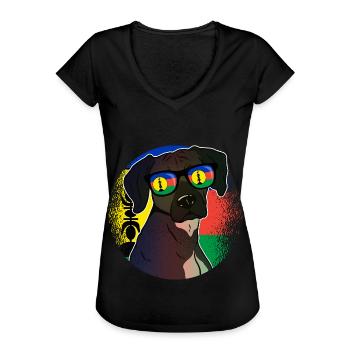 Neukaledonien - Frauen Vintage T-Shirt - Schwarz - Vorne - Danielle (179cm)
