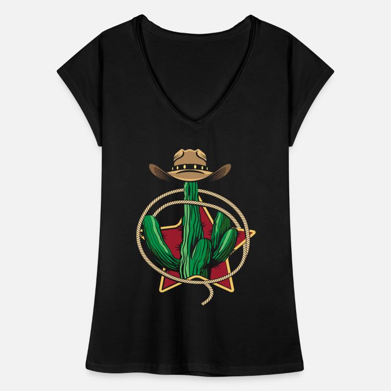 Cactus de l’Ouest T-shirt vintage Femme