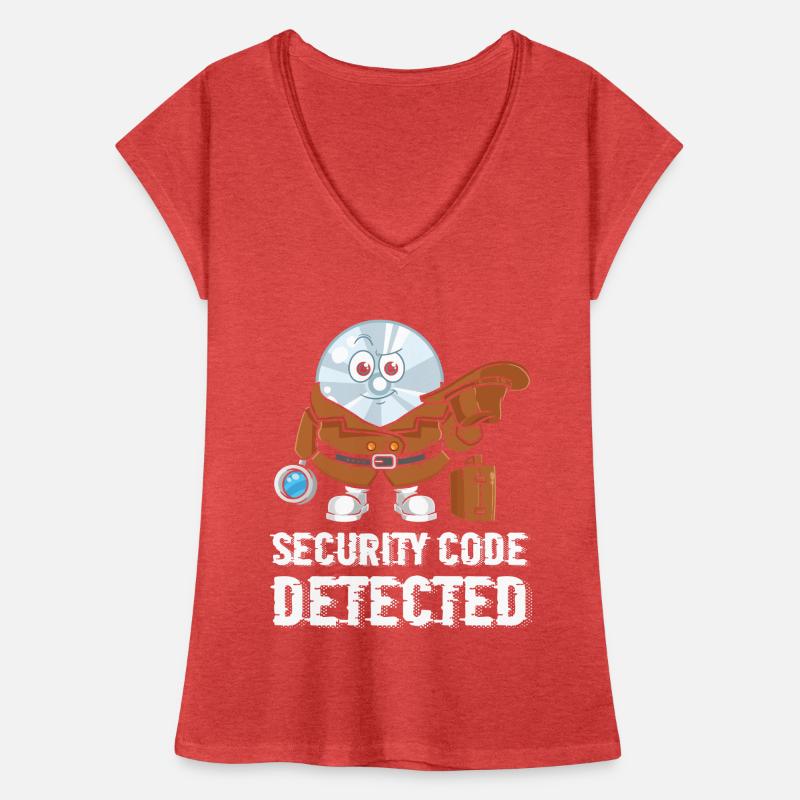 Network And Computer Security Hard Disc Detective Women's Vintage T-Shirt