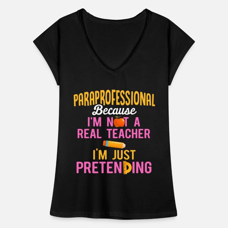 Paraprofessional Teacher Para Educator Women's Vintage T-Shirt