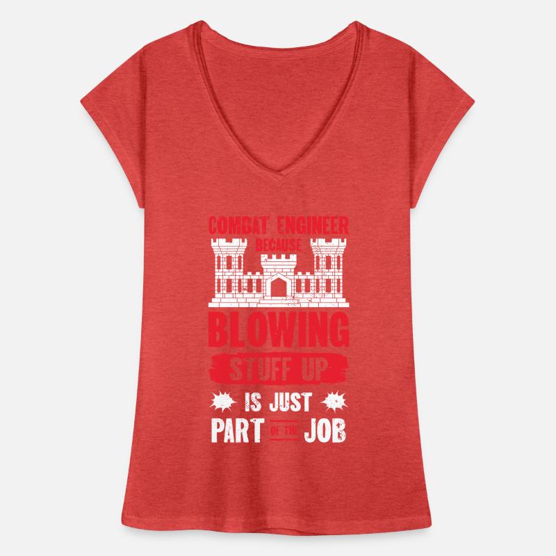 Combat Engineer Engineering Army Women's Vintage T-Shirt