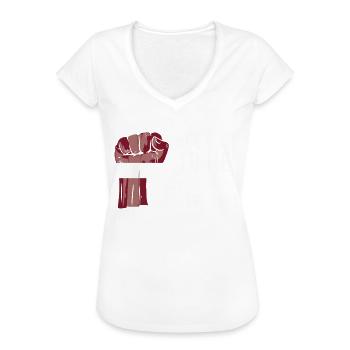 Latvian Pride Latvia Flag Grown Latvian Roots - Women's Vintage T-Shirt - black - Front - Danielle (179cm)