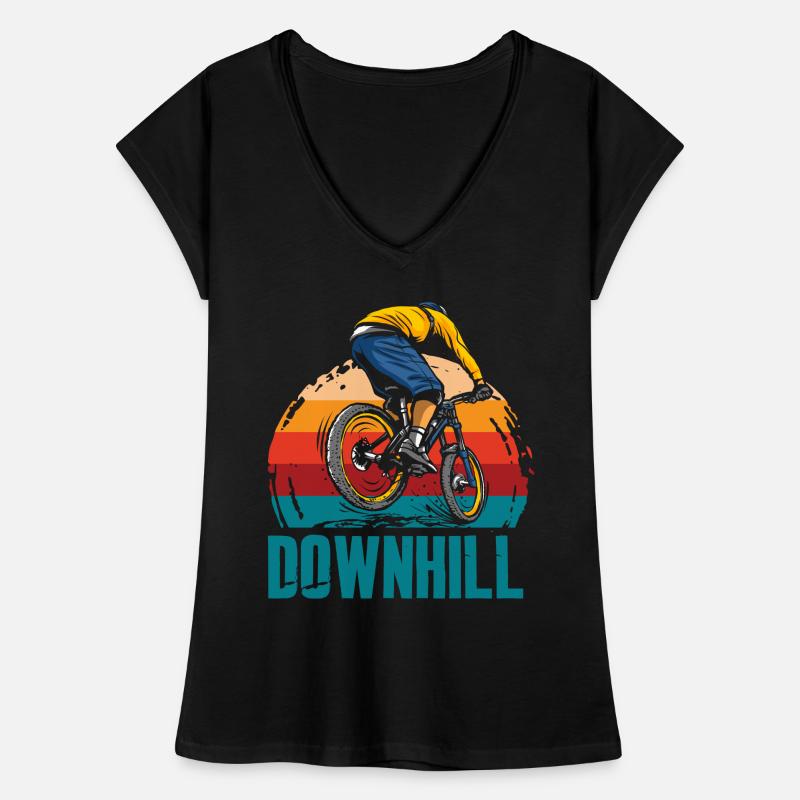 VTT Aventure Descente Rétro T-shirt vintage Femme