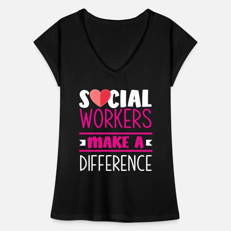 Social workers make a difference Women's Vintage T-Shirt
