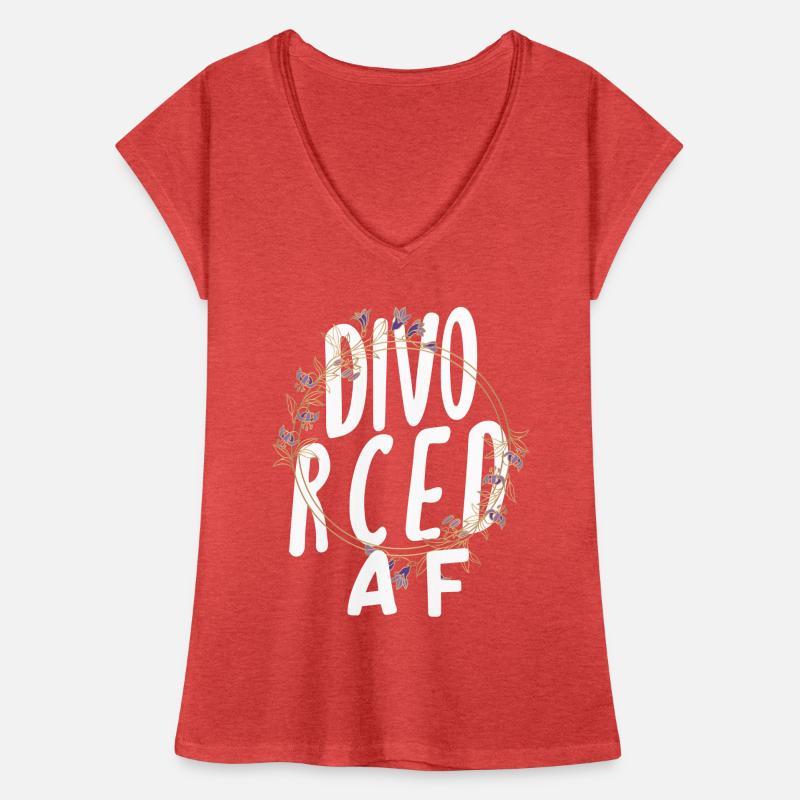 Divorced Af Empowerment Scheidung Women's Vintage T-Shirt