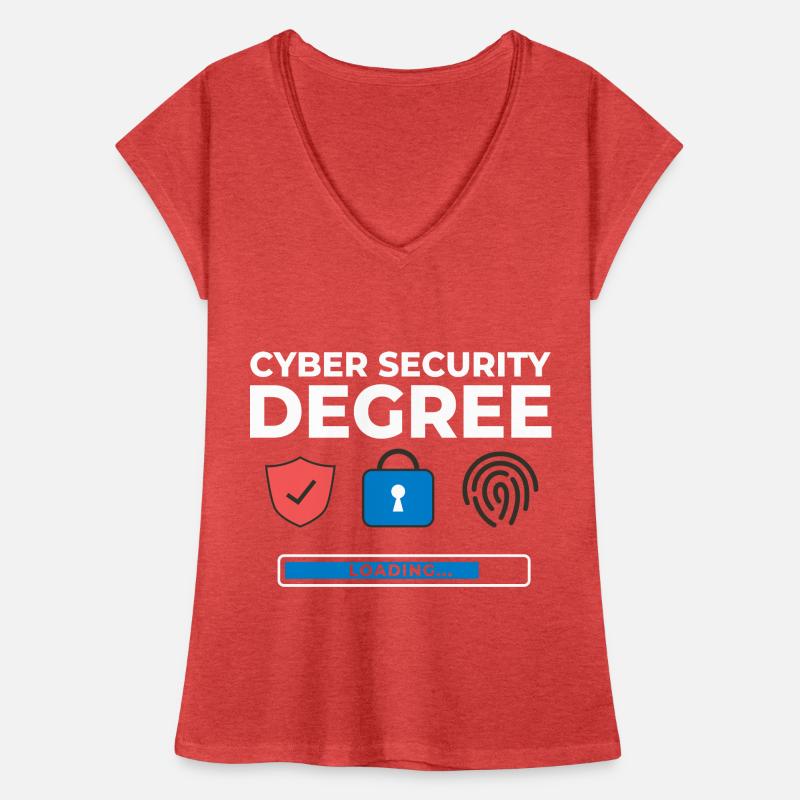 Cyber Security Information Computer Sicherheit Frauen Vintage T-Shirt