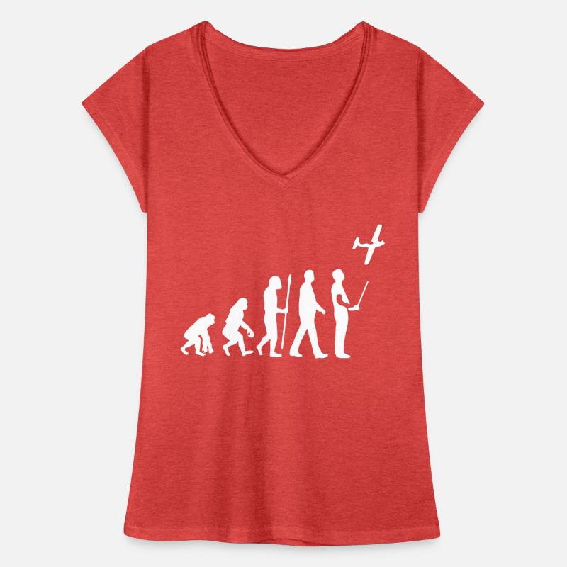 Modellflug Evolution Frauen Vintage T-Shirt
