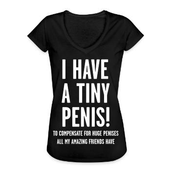 Junggesellenabschied - Frauen Vintage T-Shirt - Schwarz - Vorne - Danielle (179cm)