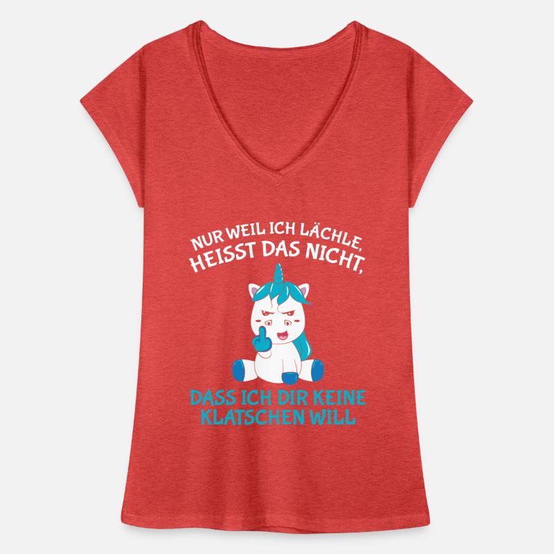 Nur weil ich lächle heißt nicht keine klatschen Frauen Vintage T-Shirt