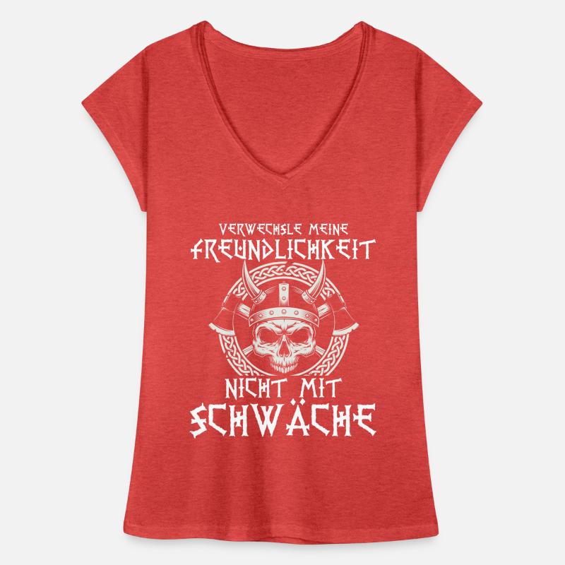 Valhalla kindness weakness Women's Vintage T-Shirt
