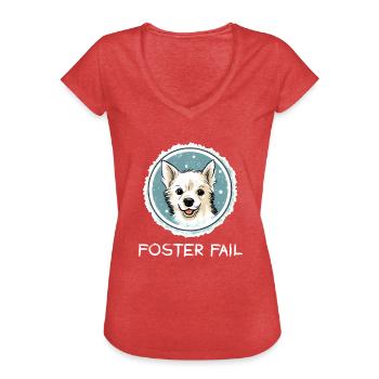 Caregiver failure - Women's Vintage T-Shirt - heather red - Front - Danielle (179cm)