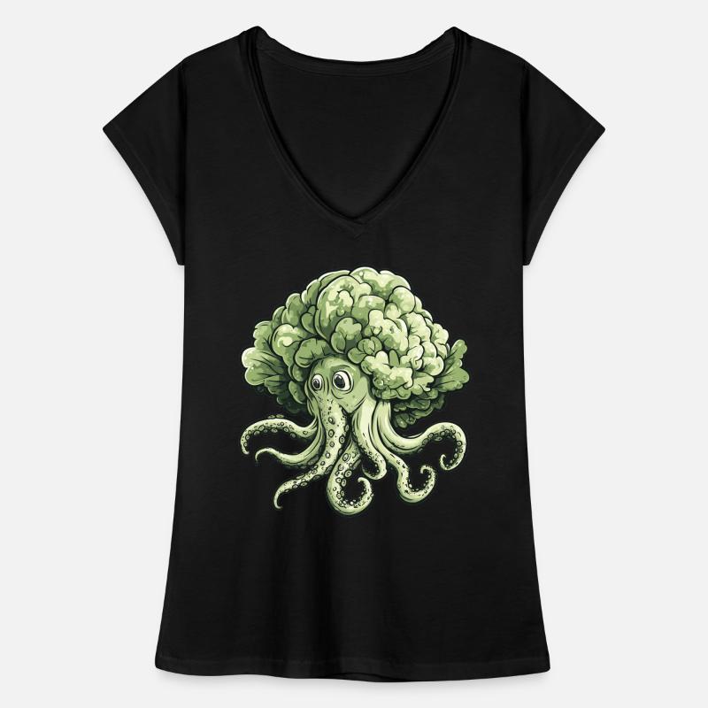 Octopus cabbage Women's Vintage T-Shirt