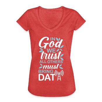 Programmierer Debugging - Frauen Vintage T-Shirt - Rot meliert - Vorne - Danielle (179cm)