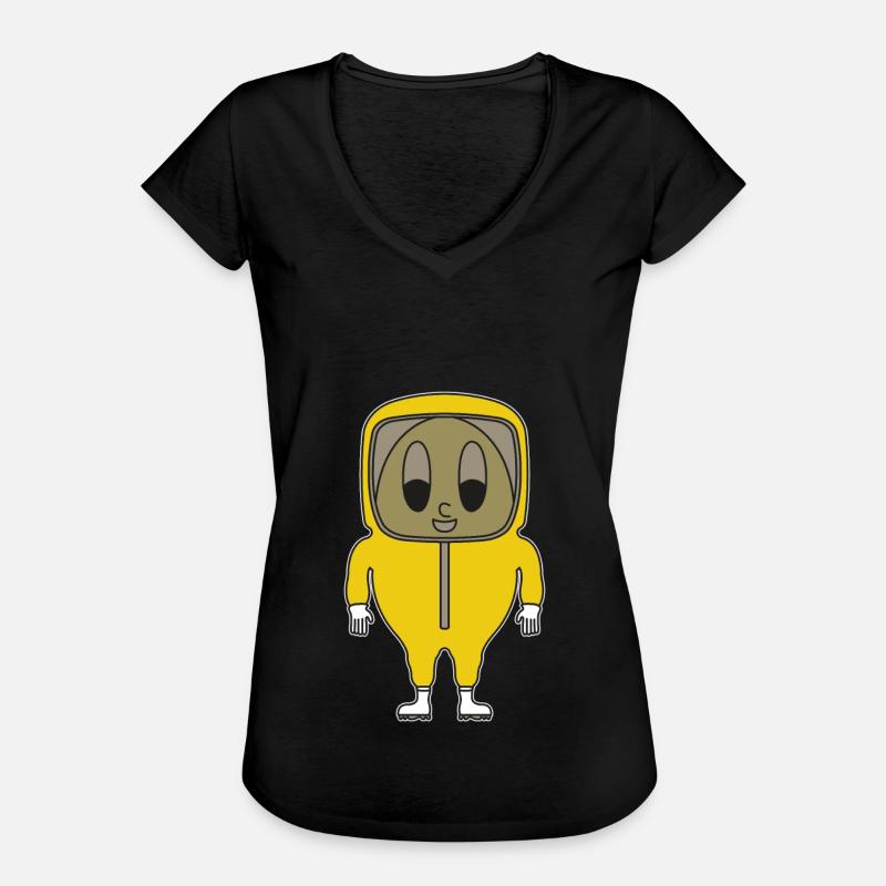 Protective suit strap egg - Women's Vintage T-Shirt - black