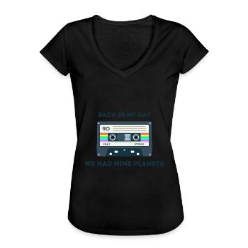 Retro -sarkastisches Alter Spruche - Frauen Vintage T-Shirt - Schwarz - Vorne - Danielle (179cm)