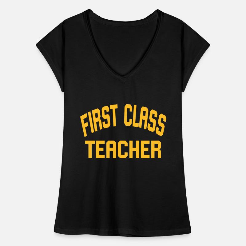 First Class Teacher Women's Vintage T-Shirt