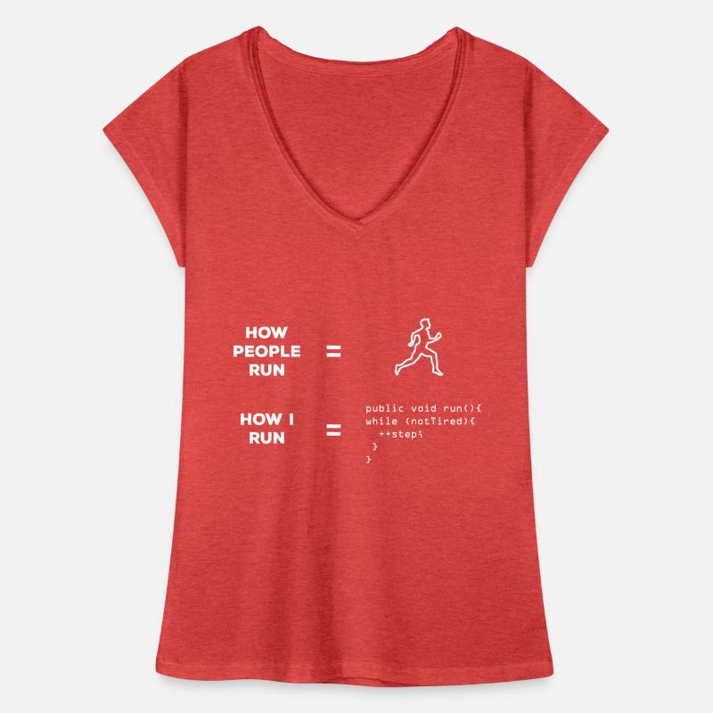 Software developer runner Women's Vintage T-Shirt