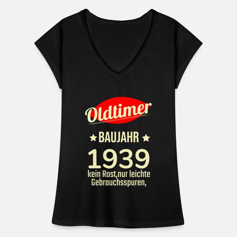 Oldtimer Baujahr 1939 Kein Rost Leicht Gebraucht Frauen Vintage T-Shirt
