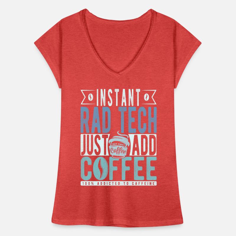 Rad Tech Coffee Dicton T-shirt vintage Femme