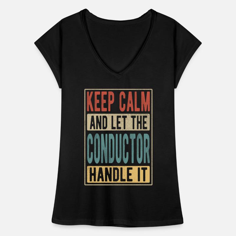 Dirigent Retro Geschenk Frauen Vintage T-Shirt