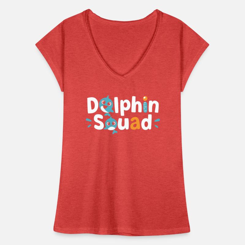 Dolphin Group Design Dolphin Squad Women's Vintage T-Shirt