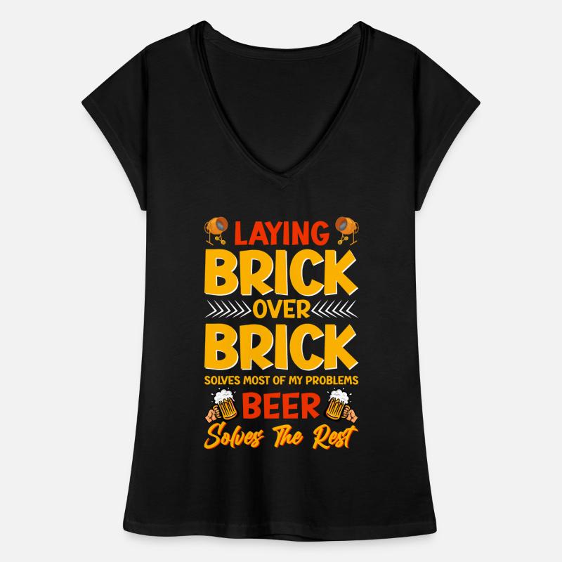 Masonry, masonry, bricklayer, apprentice, mason, master Women's Vintage T-Shirt