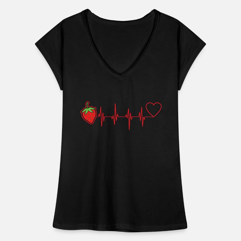 Fraise T-shirt vintage Femme