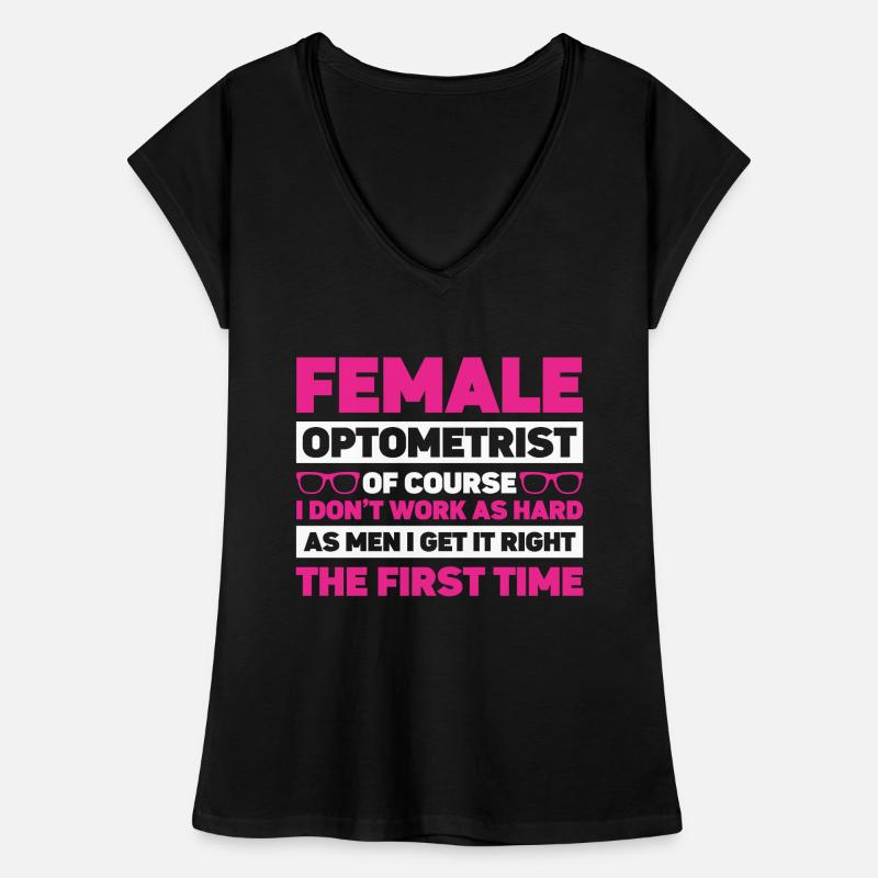 Opticien Gift Optometry T-shirt vintage Femme