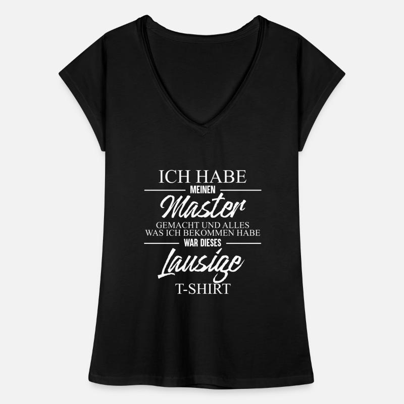 Master Abschluss Studium Studenten Frauen Vintage T-Shirt