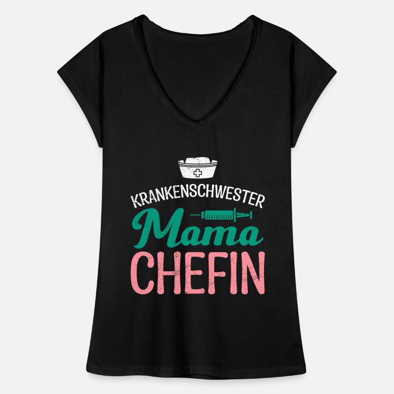 Mama Chefin Muttertag Mama Boss Supervisor Frauen Vintage T-Shirt