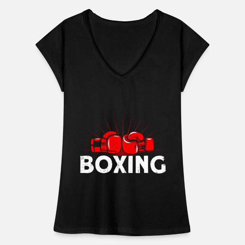 Boxing Boxes Gift Women's Vintage T-Shirt