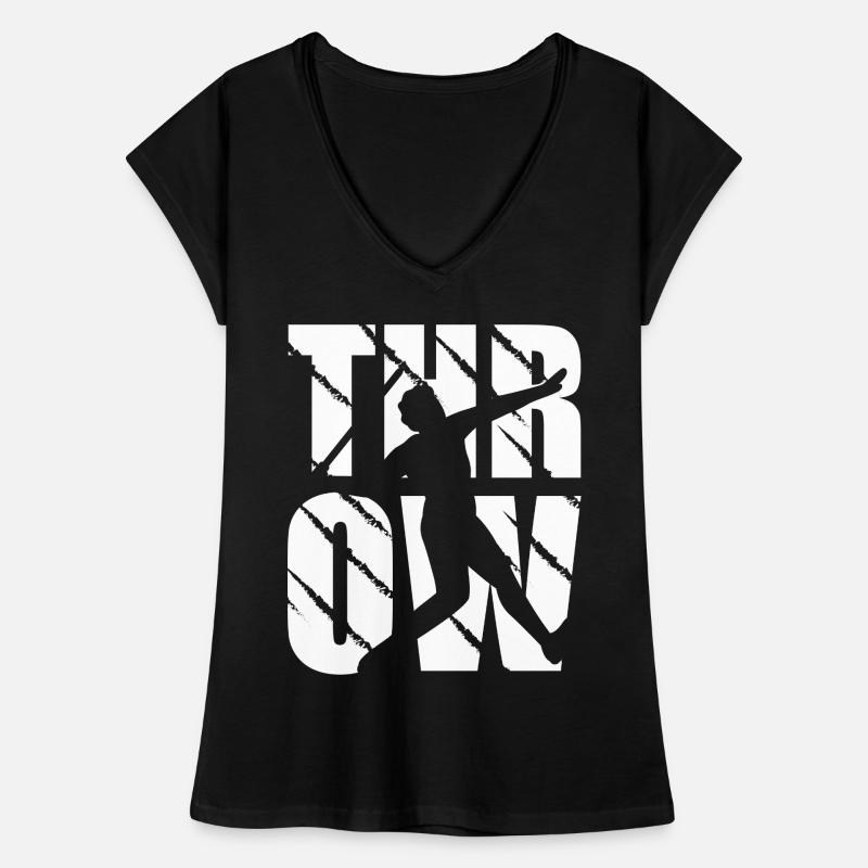 Speer-Werfer-Design-Werfrau Und Werfen Frauen Vintage T-Shirt