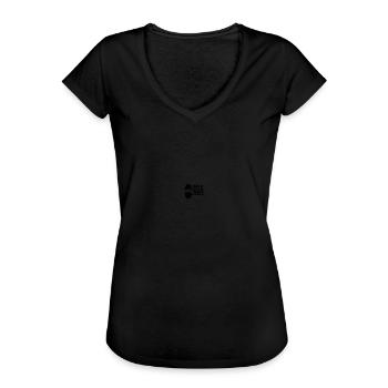 Generic Bearded Hipster - Barbe à barbe - T-shirt vintage Femme - noir - Devant - Danielle (179cm)