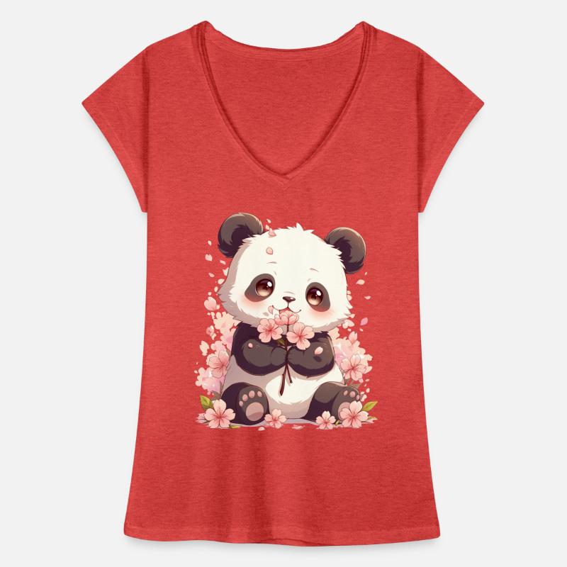 Panda Ours Panda géant japonais T-shirt vintage Femme