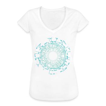 Étrangers extraterrestres - T-shirt vintage Femme - noir - Devant - Danielle (179cm)