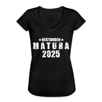 Matura 2025 - Frauen Vintage T-Shirt - Schwarz - Vorne - Danielle (179cm)