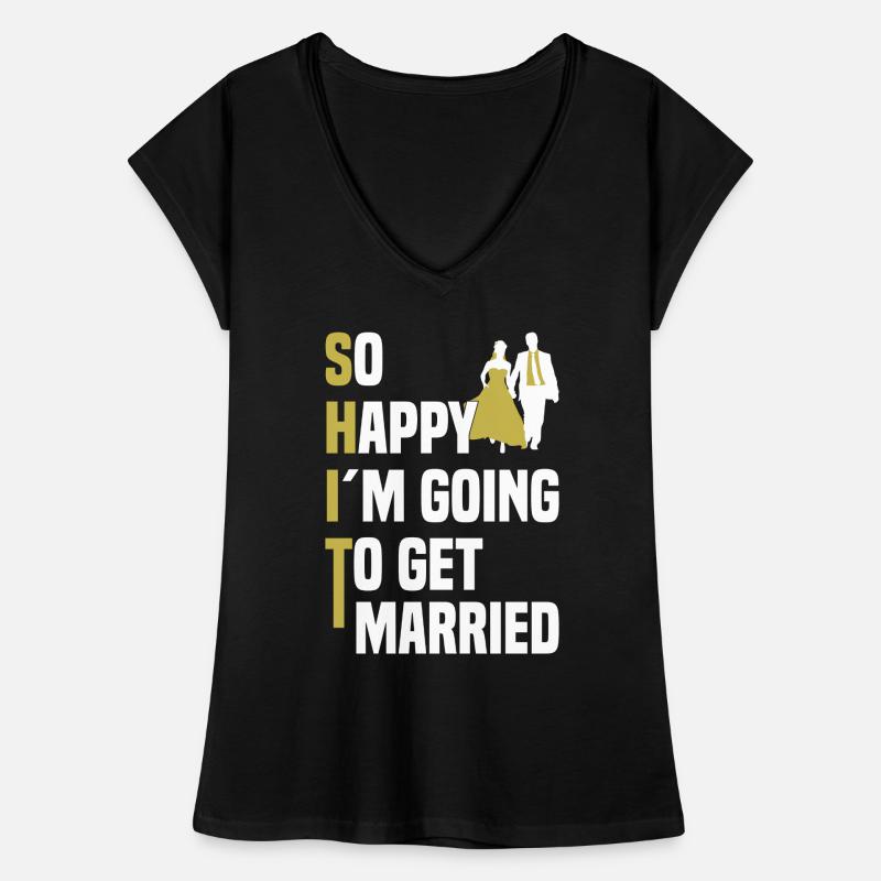 Braut Squat Bräutigam Junggesellenabschied Frauen Vintage T-Shirt