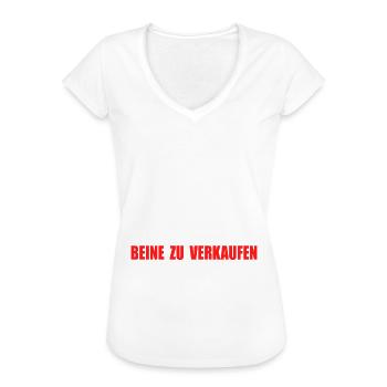 Rollstuhl Handicap Humor Behinderung Rolli - Frauen Vintage T-Shirt - Schwarz - Vorne - Danielle (179cm)