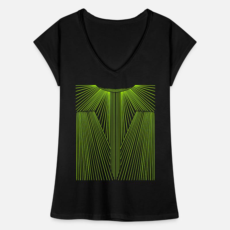 conception d'abeille vert néon T-shirt vintage Femme
