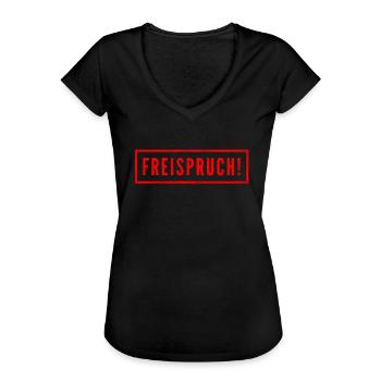Freispruch! - Frauen Vintage T-Shirt - Schwarz - Vorne - Danielle (179cm)