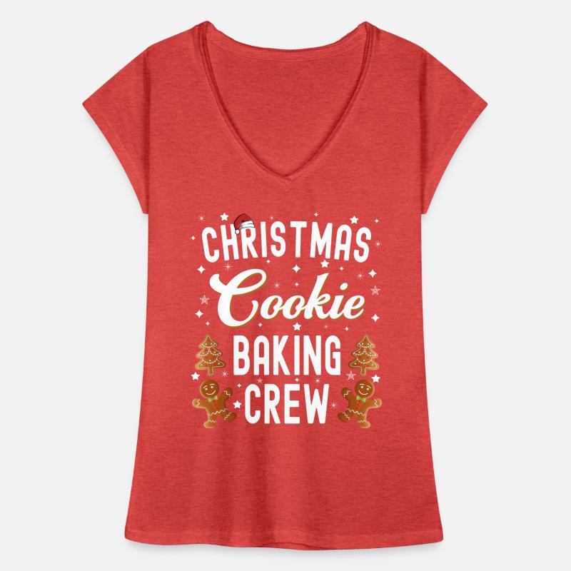 Équipe de cuisson de biscuits de Noël T-shirt vintage Femme