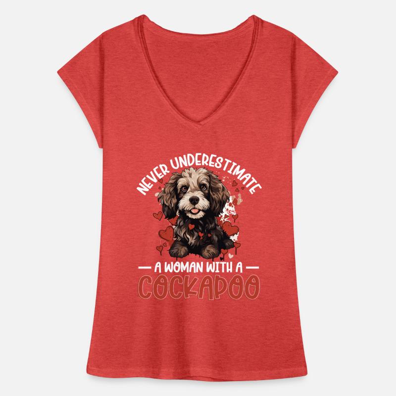 Cockapoo Dog Breed Pet Never Underestimate Frauen Vintage T-Shirt