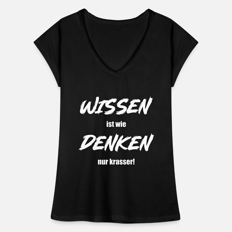 Savoir, c’est comme penser, mais en plus flagrant ! T-shirt vintage Femme