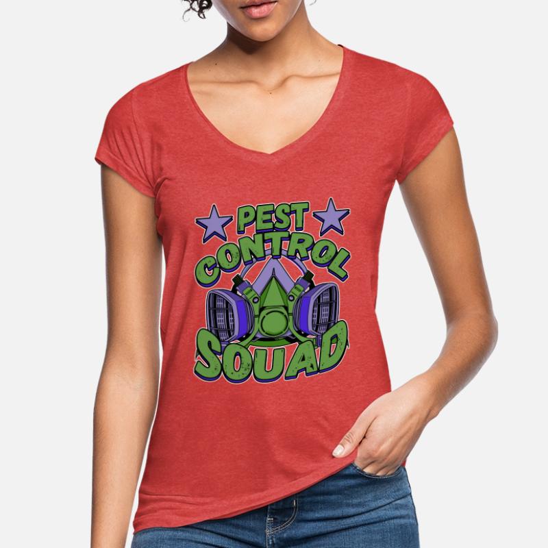Pest Control Squad Design for a Bug Killer Frauen Vintage T-Shirt