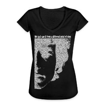 Pointilismus Dylan DylanArt Jack Joblin - Frauen Vintage T-Shirt - Schwarz - Vorne - Danielle (179cm)